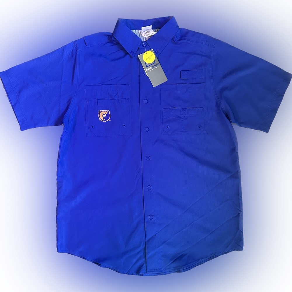 ProEdge Morgan State Benny Bears Fishing Shirt UPF 50+ Mens